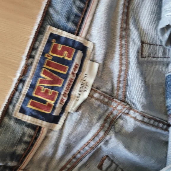Levi's 527 Low Bootcut 33x32 Worn Western Rocker